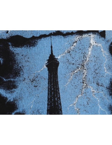 Balenciaga Eiffel Tower Short-Sleeve T-Shirt,Balenciaga