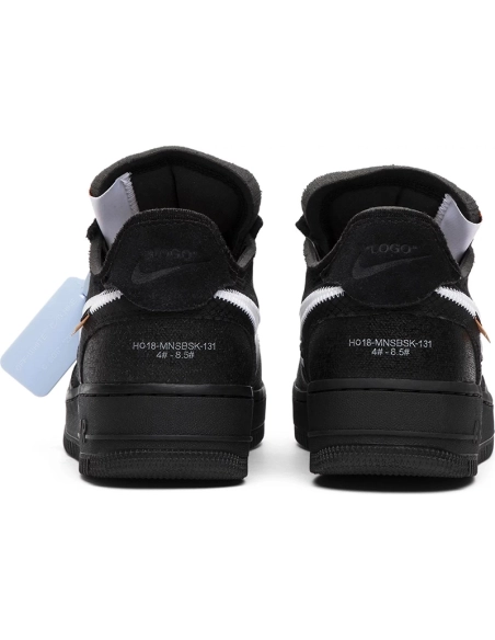 OffWhite x Air Force 1 Low Black,OFF-WHITE 1,OFF-WHITE,NIKE SHOES Reps