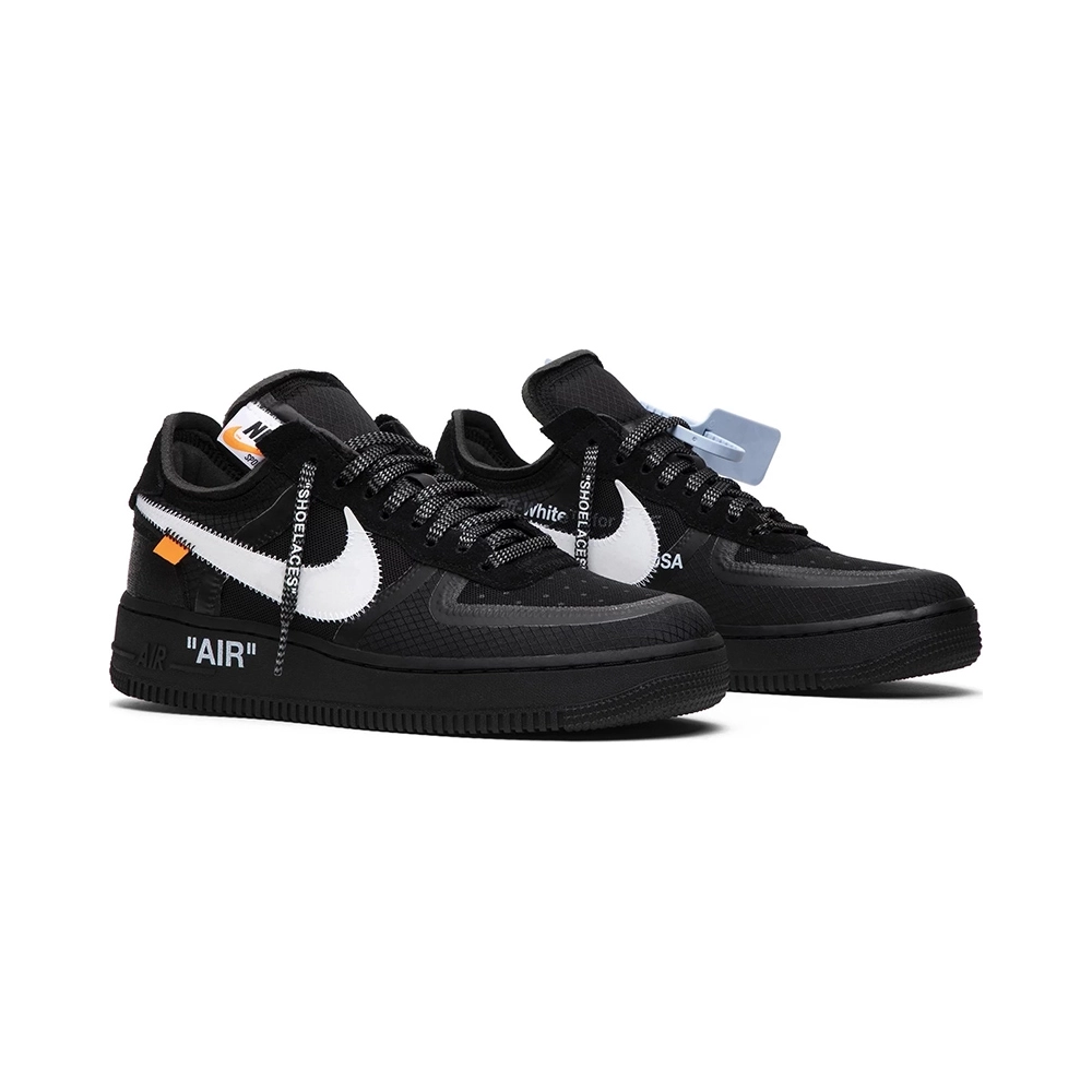 OffWhite x Air Force 1 Low Black,OFF-WHITE 1,OFF-WHITE,NIKE SHOES Reps