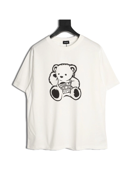 WE11DONE Radio Bear Short-Sleeve T-Shirt,We11done