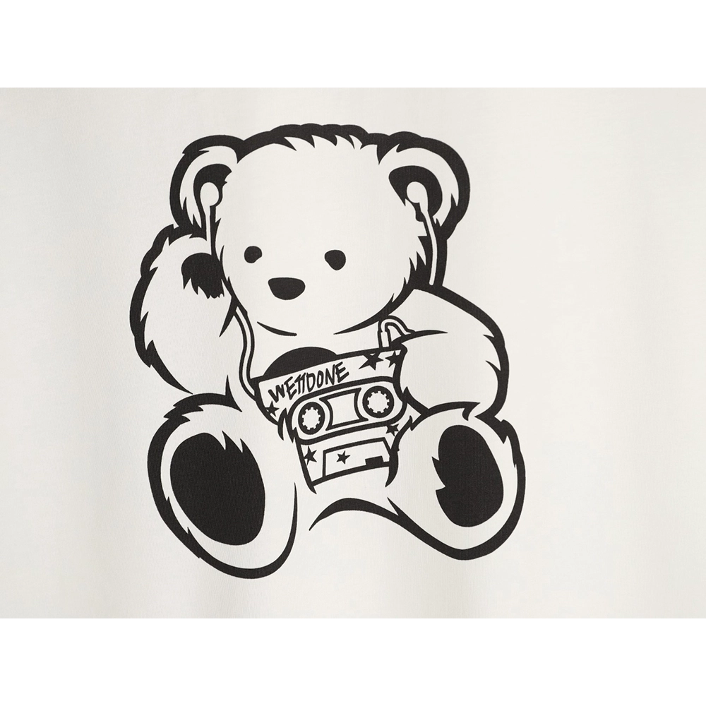 WE11DONE Radio Bear Short-Sleeve T-Shirt,We11done