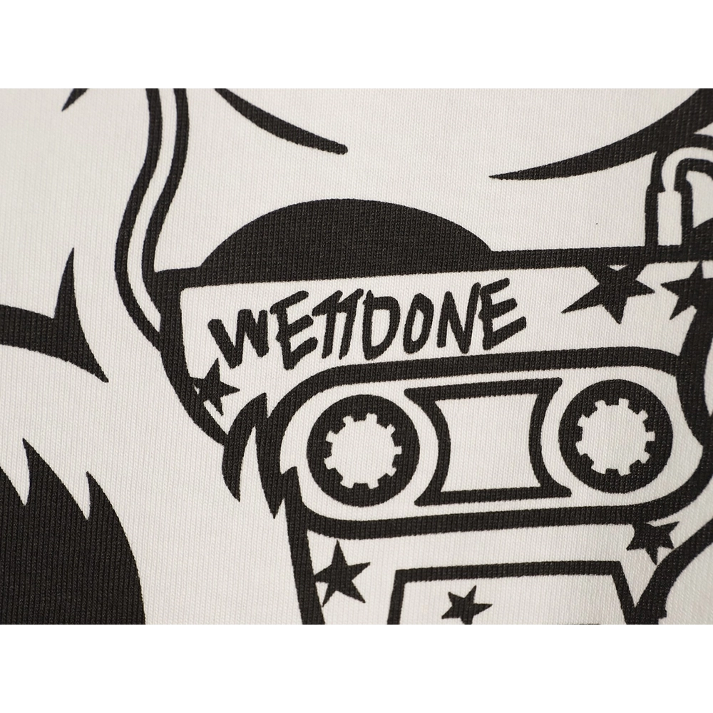 WE11DONE Radio Bear Short-Sleeve T-Shirt,We11done
