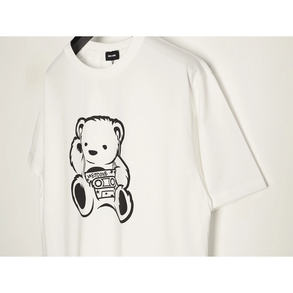 WE11DONE Radio Bear Short-Sleeve T-Shirt,We11done