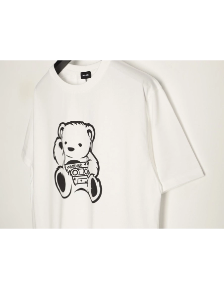 WE11DONE Radio Bear Short-Sleeve T-Shirt,We11done