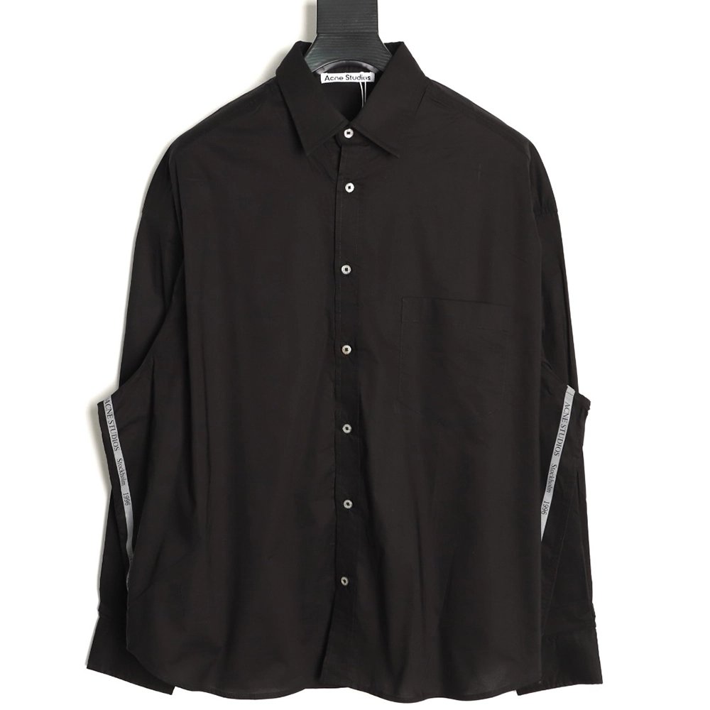 Acne Studios Jacquard Logo Oversized Shirt,Acne Studios