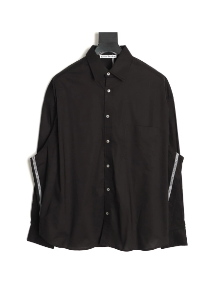 Acne Studios Jacquard Logo Oversized Shirt,Acne Studios