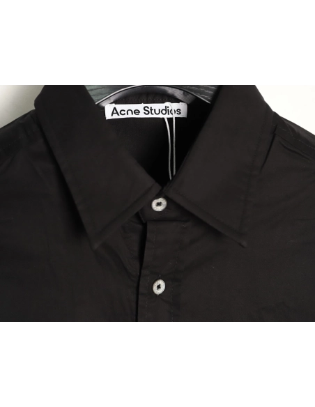 Acne Studios Jacquard Logo Oversized Shirt,Acne Studios