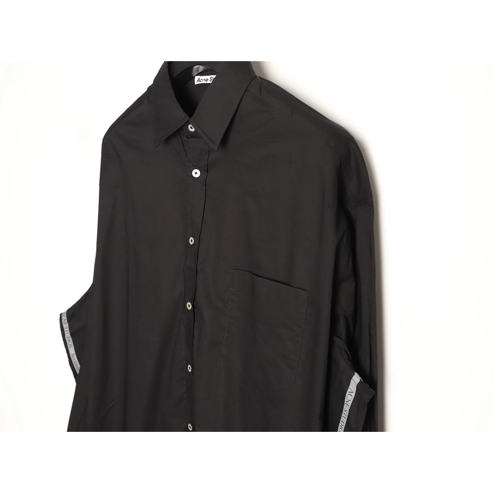 Acne Studios Jacquard Logo Oversized Shirt,Acne Studios