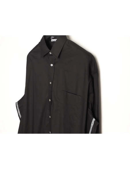 Acne Studios Jacquard Logo Oversized Shirt,Acne Studios