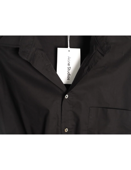 Acne Studios Jacquard Logo Oversized Shirt,Acne Studios