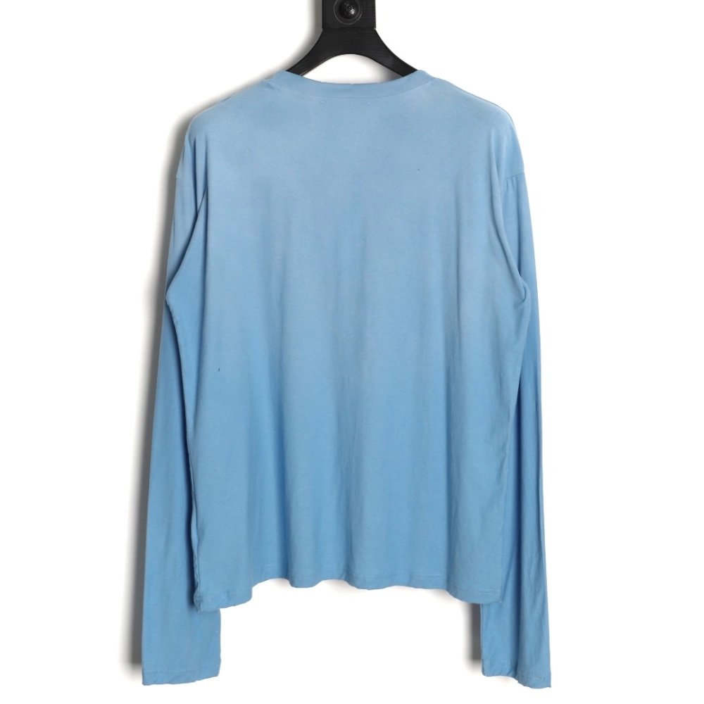 Acne Studios 1996 Sandblasted Distressed Washed Long-Sleeve T-Shirt,Acne Studios