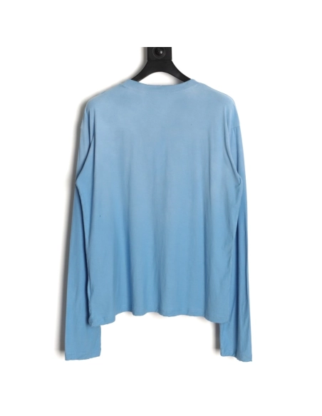 Acne Studios 1996 Sandblasted Distressed Washed Long-Sleeve T-Shirt,Acne Studios