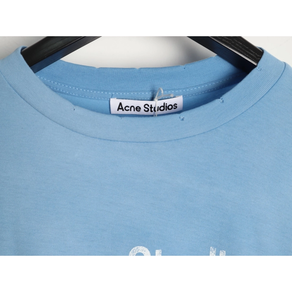 Acne Studios 1996 Sandblasted Distressed Washed Long-Sleeve T-Shirt,Acne Studios