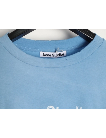 Acne Studios 1996 Sandblasted Distressed Washed Long-Sleeve T-Shirt,Acne Studios