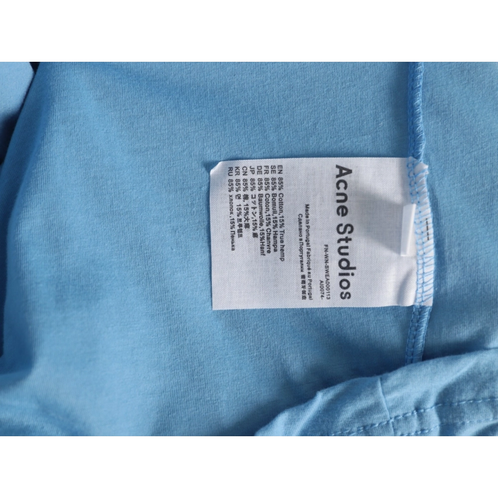 Acne Studios 1996 Sandblasted Distressed Washed Long-Sleeve T-Shirt,Acne Studios