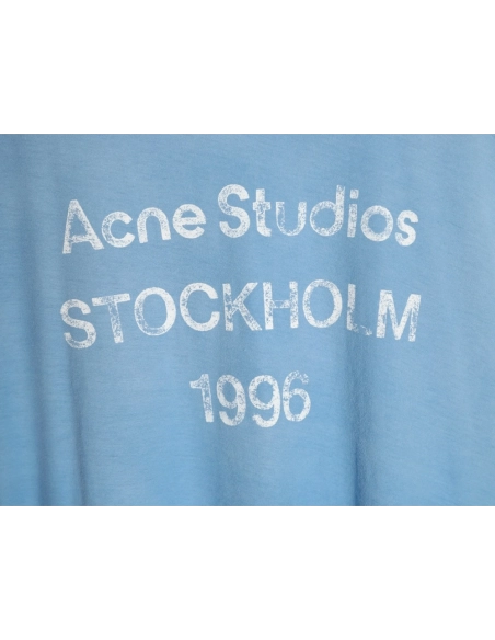 Acne Studios 1996 Sandblasted Distressed Washed Long-Sleeve T-Shirt,Acne Studios