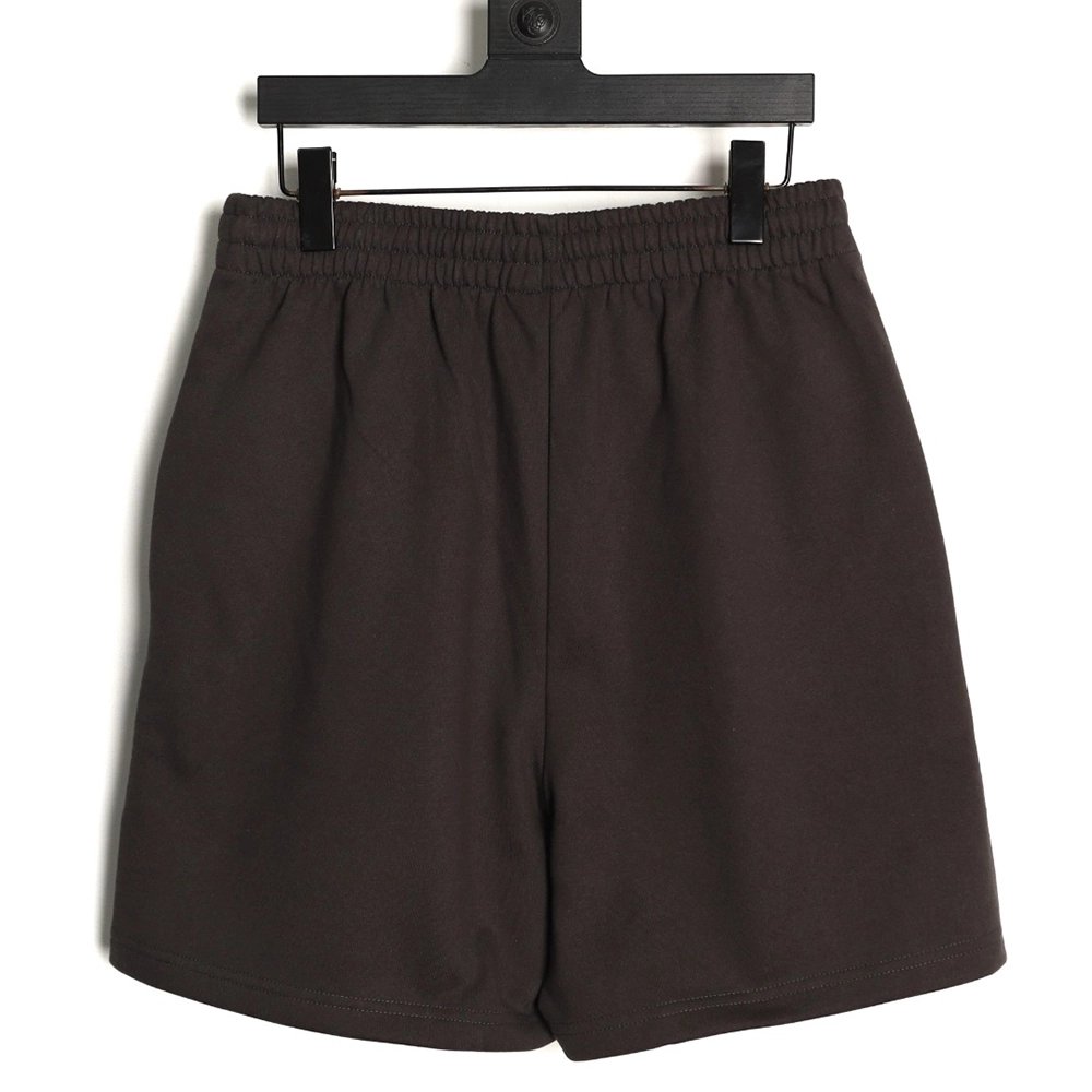 Balenciaga Circular Embroidered Slanted Pocket Shorts,Balenciaga