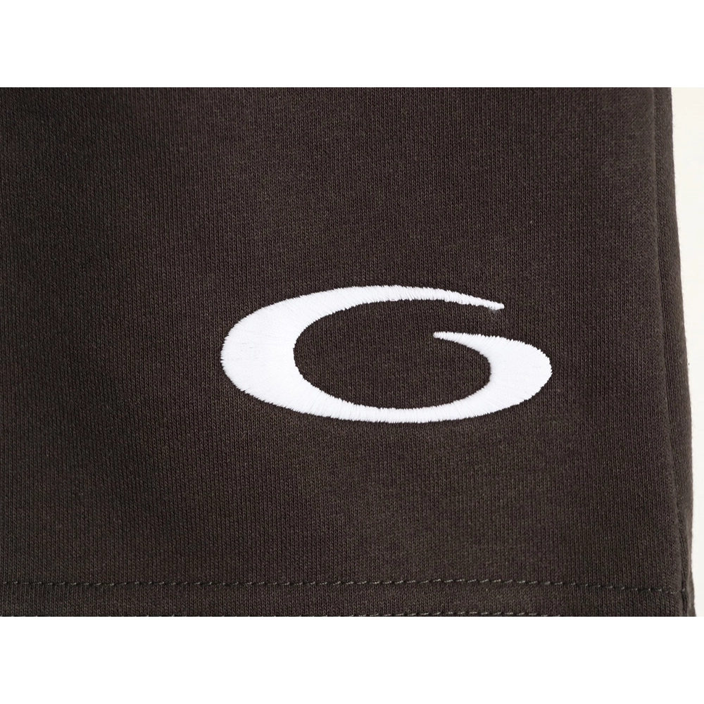 Balenciaga Circular Embroidered Slanted Pocket Shorts,Balenciaga
