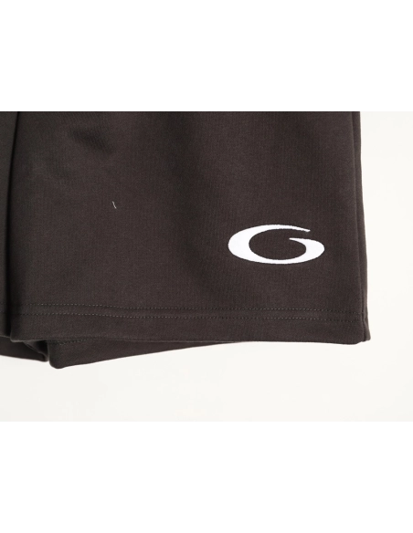 Balenciaga Circular Embroidered Slanted Pocket Shorts,Balenciaga