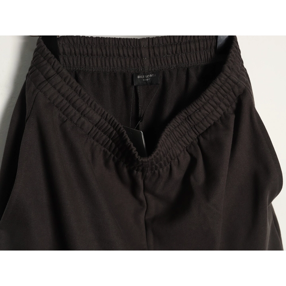 Balenciaga Circular Embroidered Slanted Pocket Shorts,Balenciaga