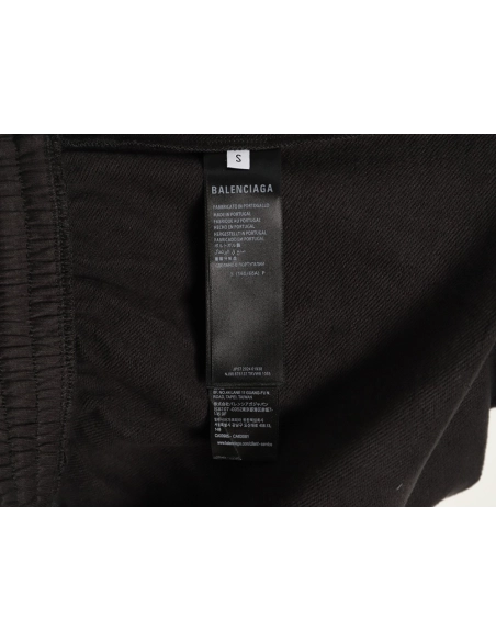 Balenciaga Circular Embroidered Slanted Pocket Shorts,Balenciaga