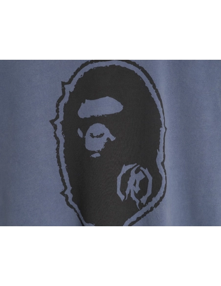 BAPE Ape Head Washed Short-Sleeve T-Shirt,Bape