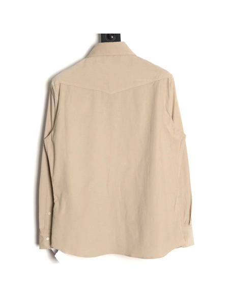 Brunello Cucinelli "Old Money" Style Ultra-Fine Corduroy Shirt,Brunello Cucinelli