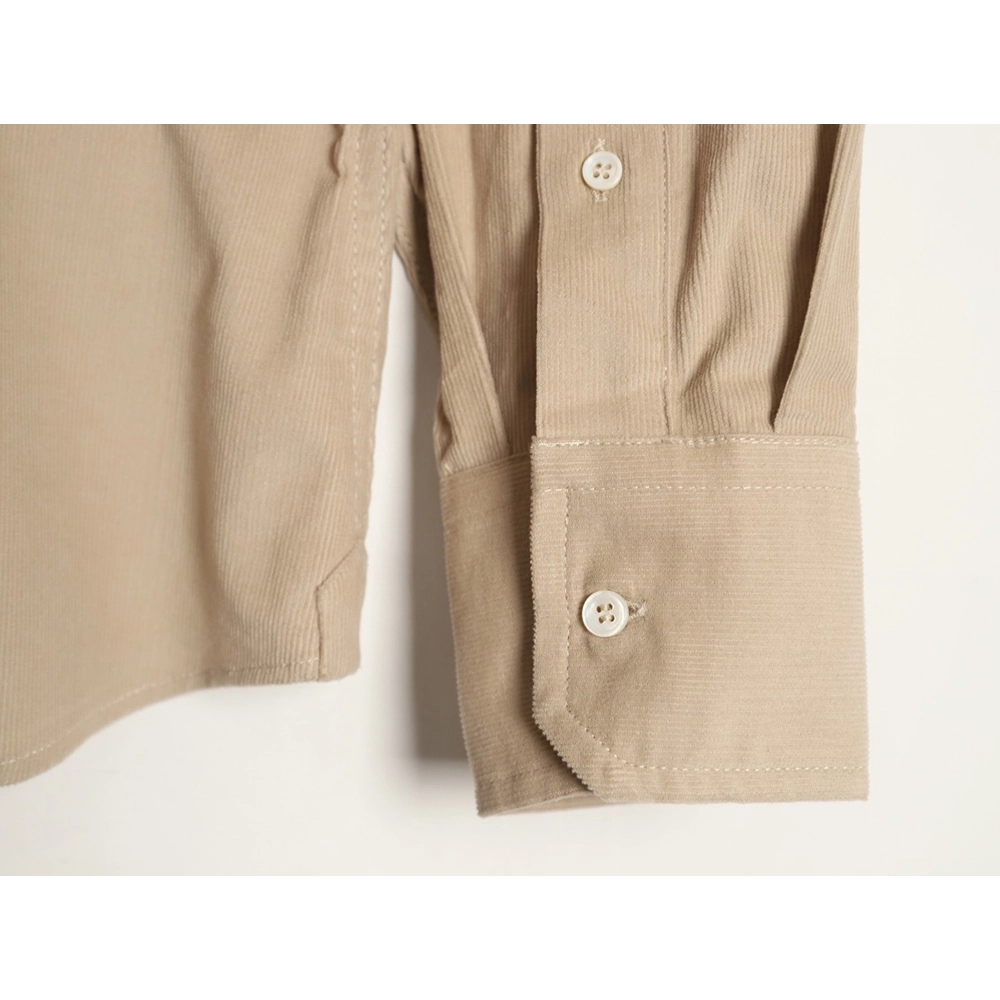 Brunello Cucinelli "Old Money" Style Ultra-Fine Corduroy Shirt,Brunello Cucinelli