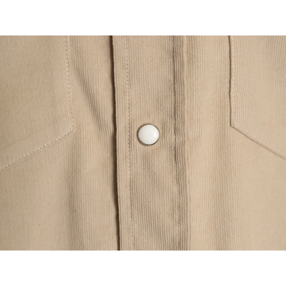 Brunello Cucinelli "Old Money" Style Ultra-Fine Corduroy Shirt,Brunello Cucinelli