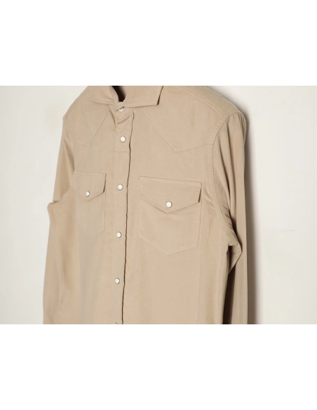 Brunello Cucinelli "Old Money" Style Ultra-Fine Corduroy Shirt,Brunello Cucinelli