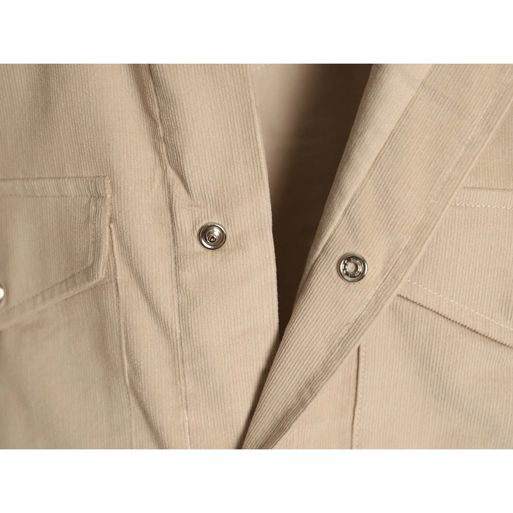 Brunello Cucinelli "Old Money" Style Ultra-Fine Corduroy Shirt,Brunello Cucinelli