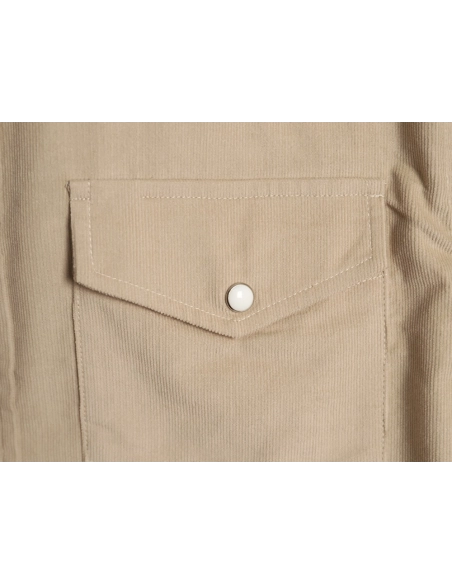 Brunello Cucinelli "Old Money" Style Ultra-Fine Corduroy Shirt,Brunello Cucinelli