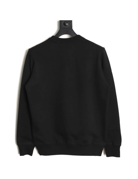 Burberry check patchwork equestrian embroidered crewneck sweatshirt,Burberry