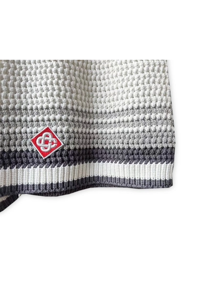 Casablanca Tennis Crochet Shirt Set,Casablanca