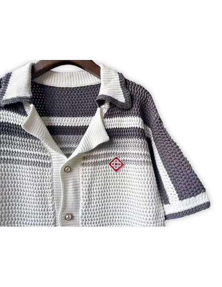 Casablanca Tennis Crochet Shirt Set,Casablanca