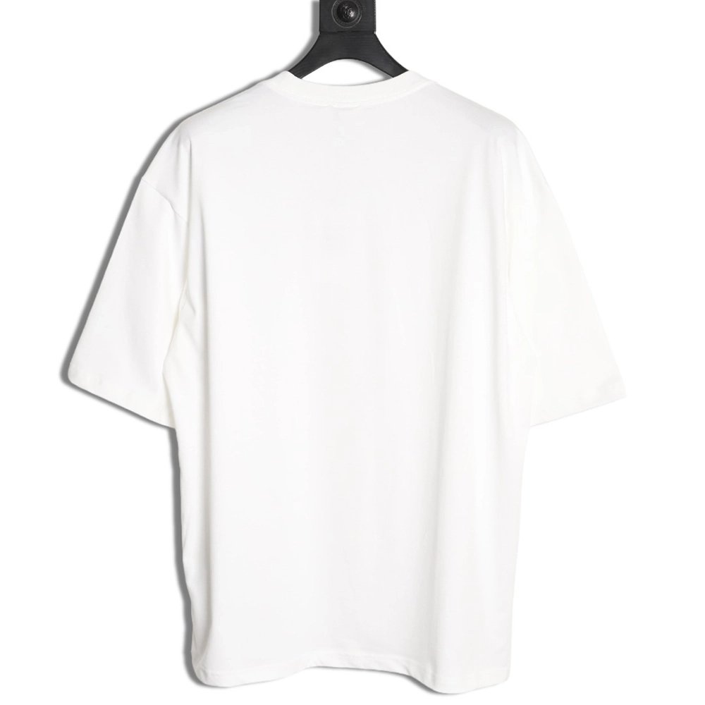 Celine Classic Embroidered Logo Short-Sleeve T-Shirt,Celine