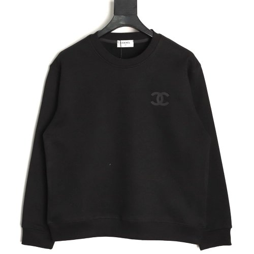 Chanel silicone logo crewneck sweatshirt,Chanel