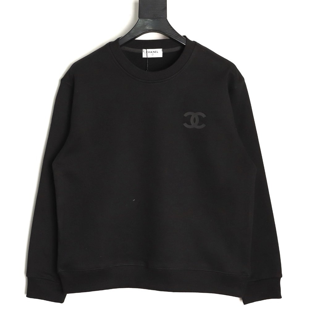 Chanel silicone logo crewneck sweatshirt,Chanel