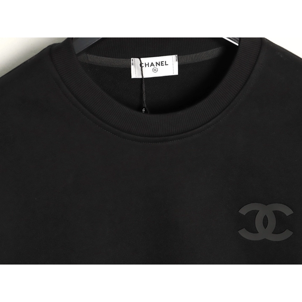 Chanel silicone logo crewneck sweatshirt,Chanel