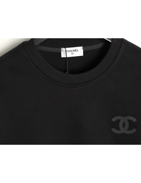 Chanel silicone logo crewneck sweatshirt,Chanel