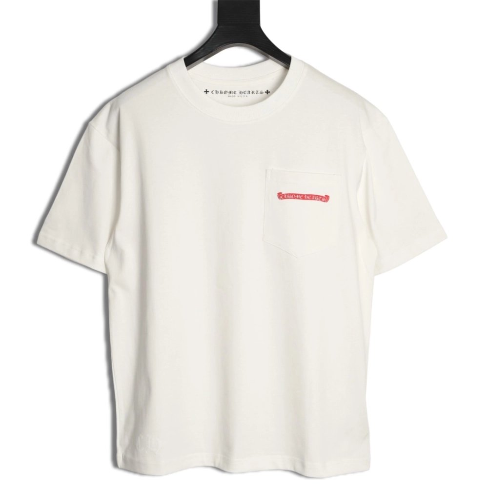 Chrome Hearts Pink Graffiti Print Short-Sleeve T-Shirt,Chrome Hearts