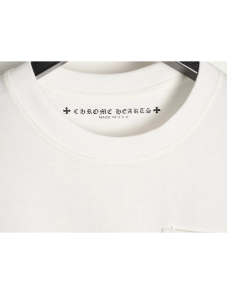 Chrome Hearts Pink Graffiti Print Short-Sleeve T-Shirt,Chrome Hearts