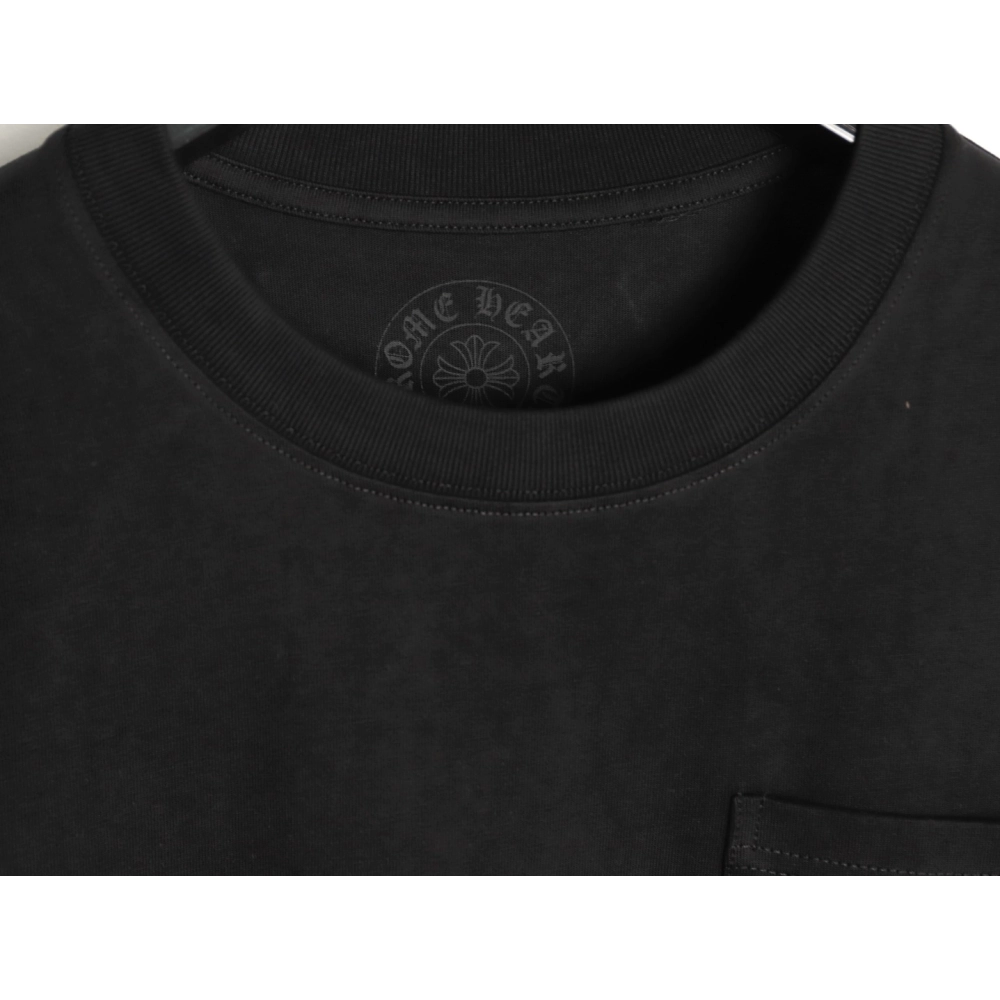 Chrome Hearts Orange Cross Print Short-Sleeve T-Shirt TSK1,Chrome Hearts