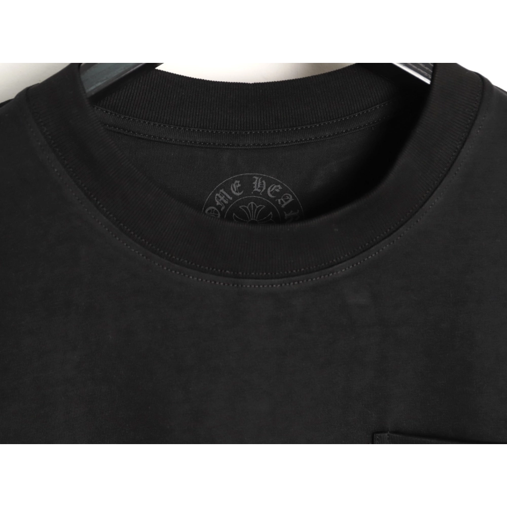 Chrome Hearts Pink Horseshoe Cross Print Short-Sleeve T-Shirt TSK1,Chrome Hearts