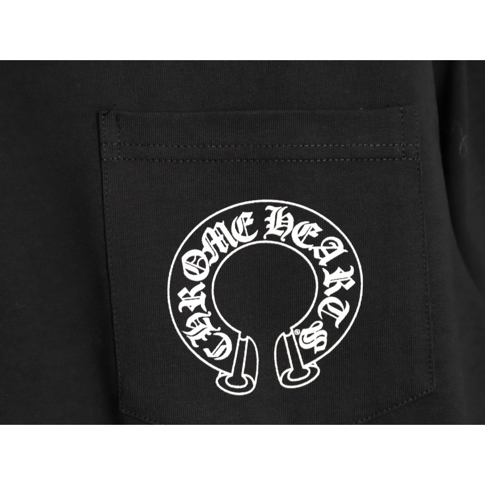 Chrome Hearts 3D Sanskrit Print Short-Sleeve T-Shirt TSK1,Chrome Hearts