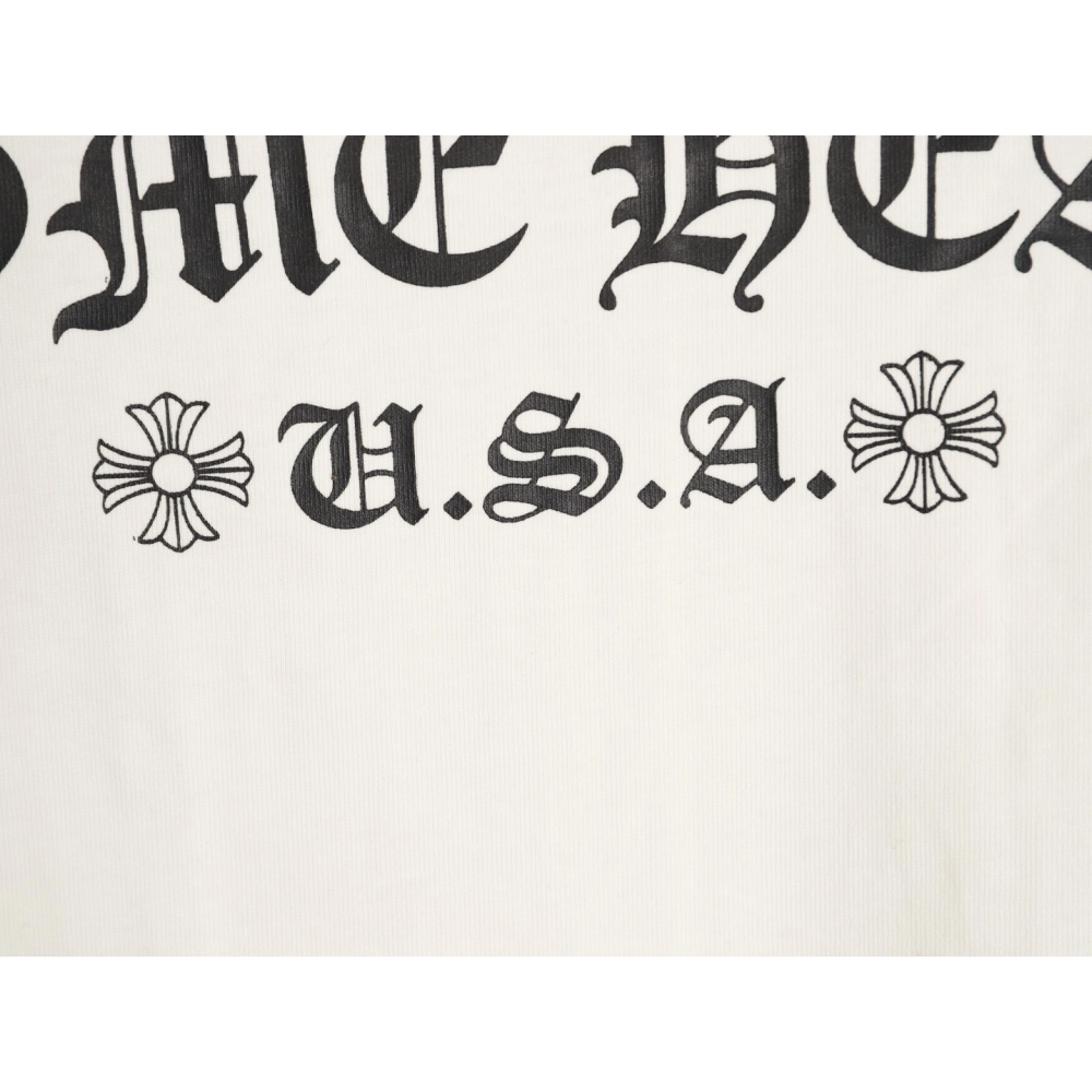Chrome Hearts 3D Sanskrit Print Short-Sleeve T-Shirt,Chrome Hearts