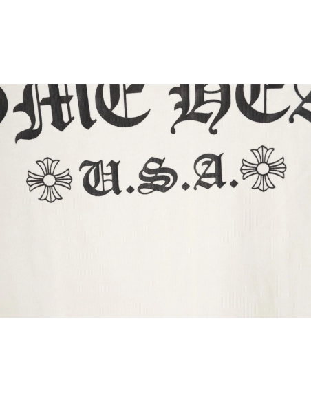 Chrome Hearts 3D Sanskrit Print Short-Sleeve T-Shirt,Chrome Hearts