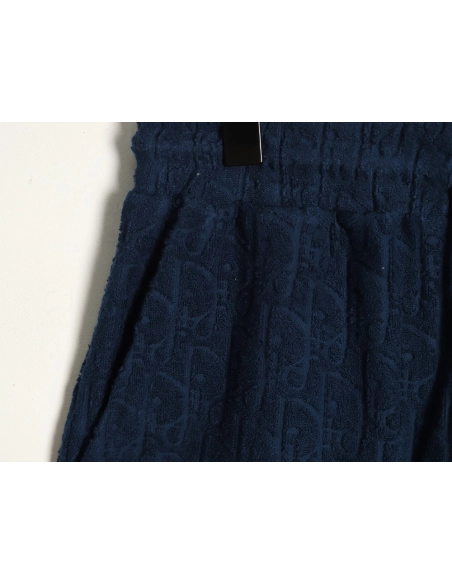 Dior classic monogrammed terry cloth shorts,Dior