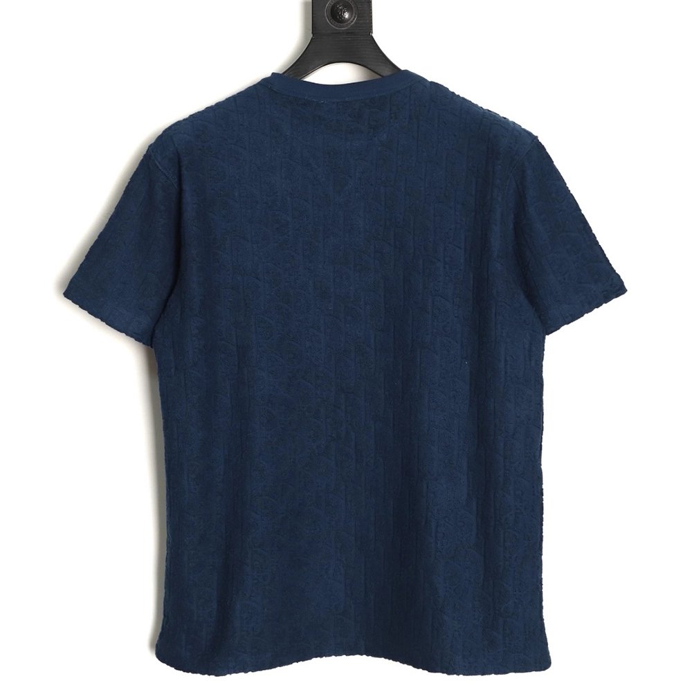 Dior Classic Monogram Jacquard Terry Short-Sleeve T-Shirt,Dior