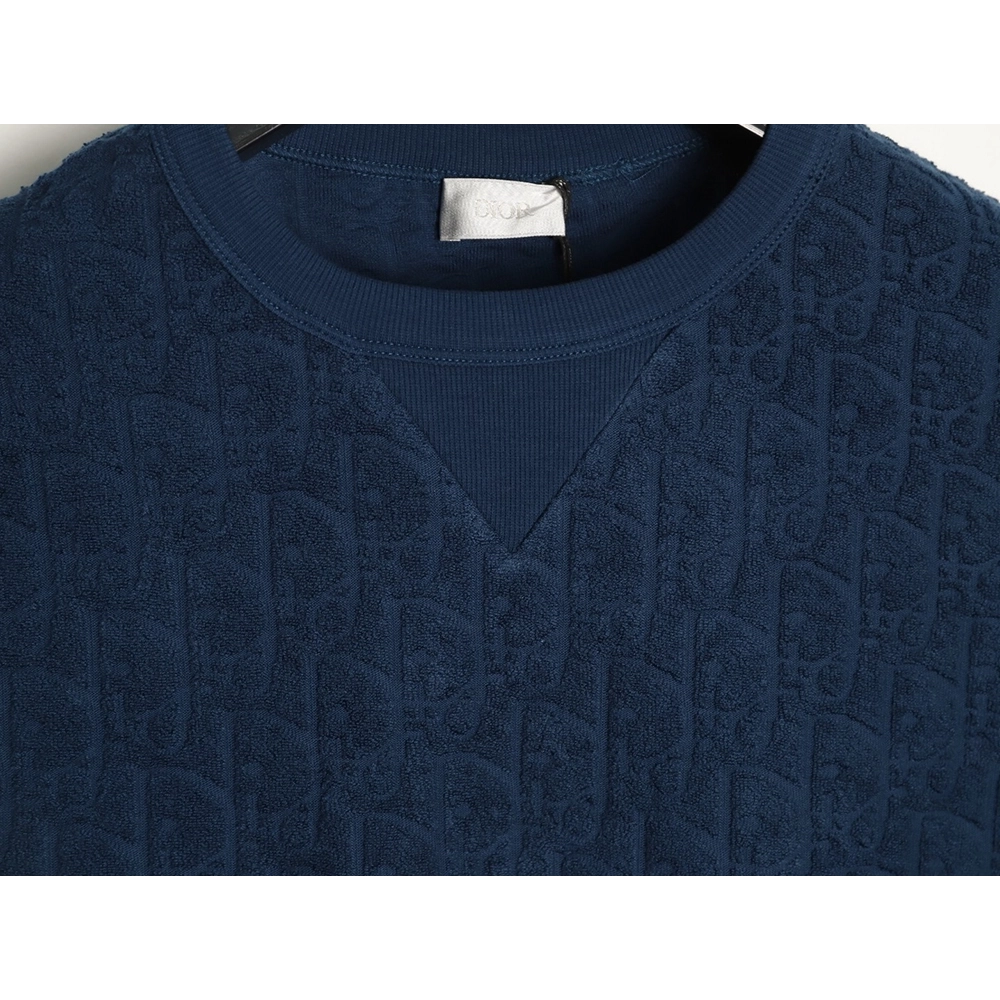 Dior Classic Monogram Jacquard Terry Short-Sleeve T-Shirt,Dior